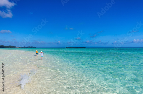 Kids at beach