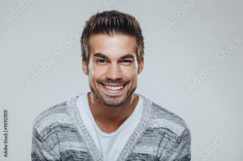 Handsome man with a smile photo