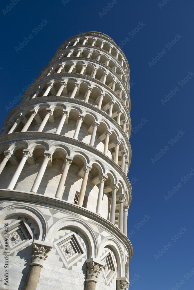 Low angle view of Leaning Tower of Pisa