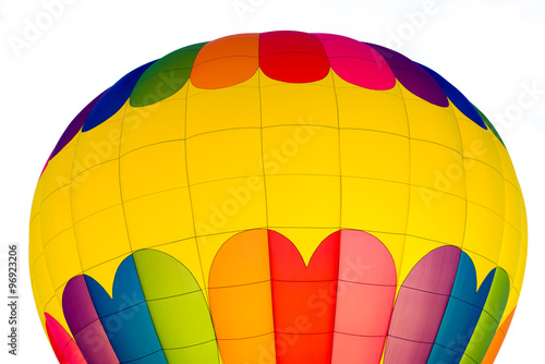 Hot Air Balloon on a White Background