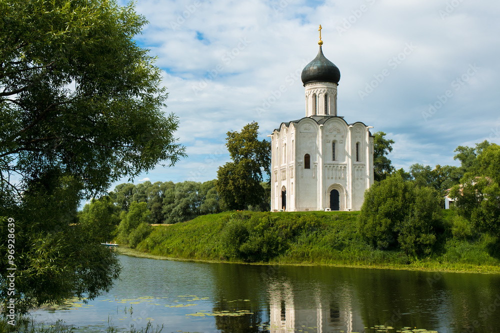 Church of the Intercession on the Nerl near the village Bogolyubovo, Vladimir region, Russia.