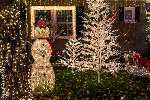 Christmas time street decorations