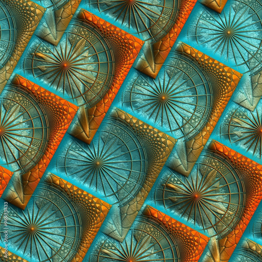 Pattern background leather tile