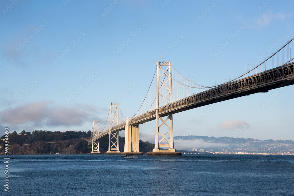 Naklejka premium Oakland Bay Bridge in San Francisco