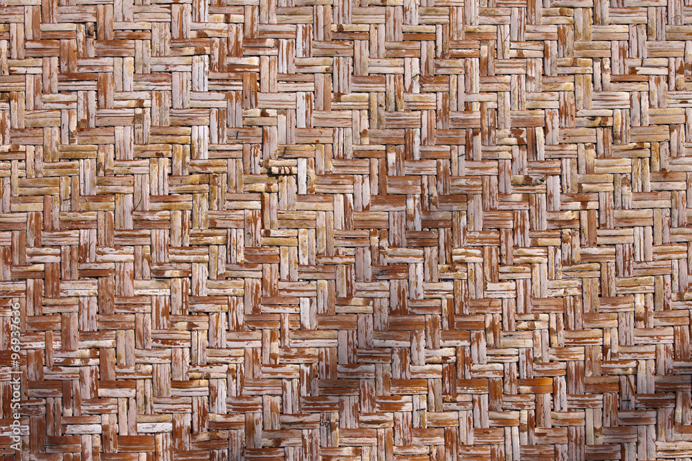 Old Straw Wall Mat Background Old Straw Wall Mat Background