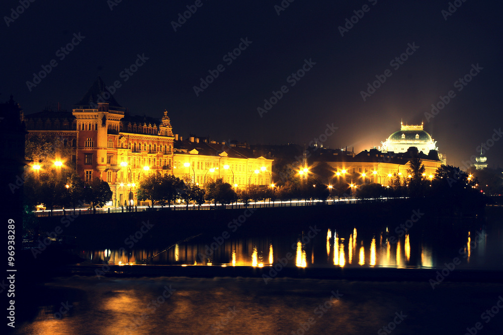 Fototapeta premium Prague embankment