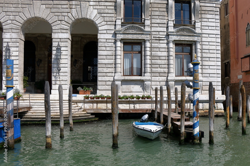 Entrance to Prefettura Di Venezia from the Grand Canal in Venice