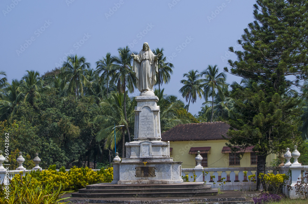Jesus Christ's statue, Old Goa, India