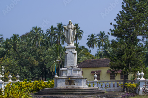 Jesus Christ's statue, Old Goa, India