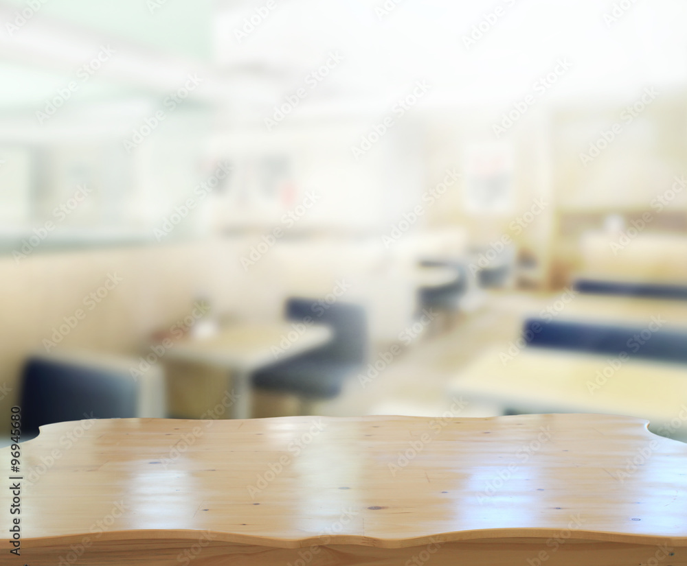 Table Top And Blur Building Of Background Table Top And Blur Building Of Background