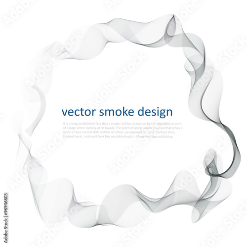 Abstract background with smoke