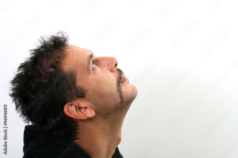 Obraz premium Man with mustaches