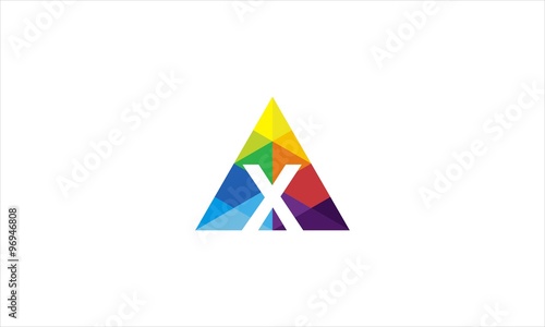 Free Download Letter X Triangel - GFXLoad