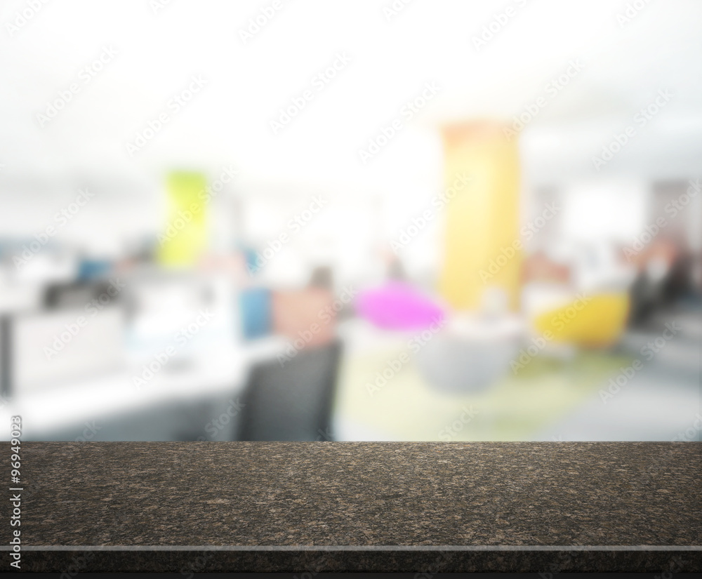 custom made wallpaper toronto digitalTable Top And Blur Office of Background