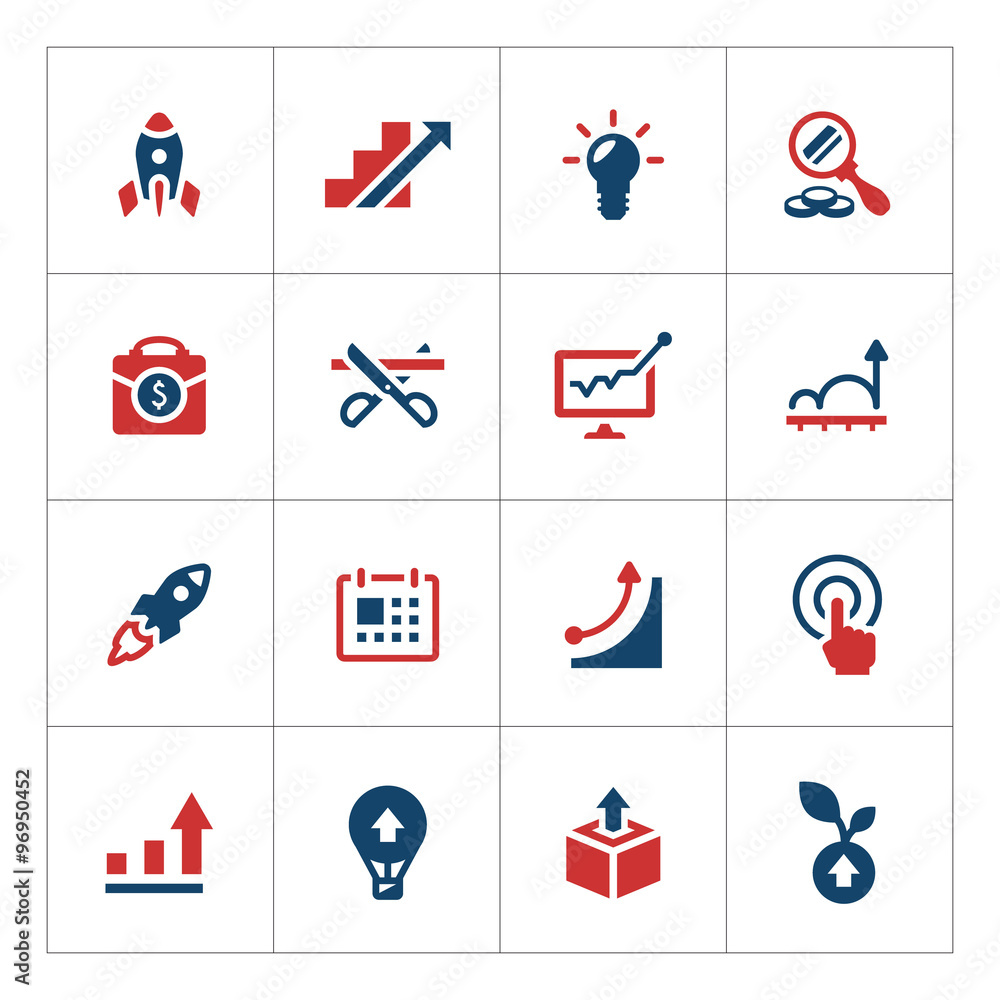 Set color icons of start-up