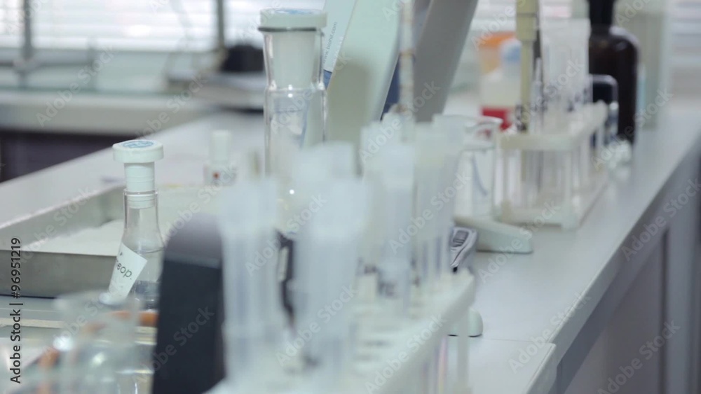 Doctor working With Test Tubes Doctor working With Test Tubes