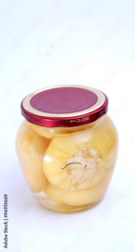 homemade marinated paprika in jars homemade marinated paprika in jars