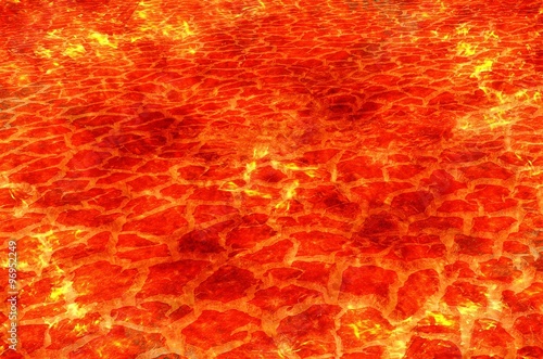 hot lava illustration background