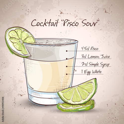 Cocktail Pisco sour