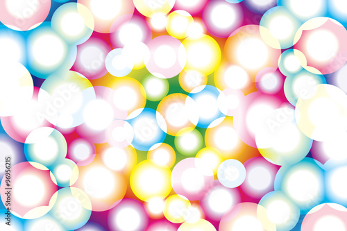 #Background #wallpaper #Vector #Illustration #design #free #free_size #charge_free #colorful #color rainbow,show business,entertainment,party,image 背景素材壁紙,虹彩,虹色,レインボーカラー,七色,カラフル,円,球,幻想的,夢,ファンタジー,にじ,