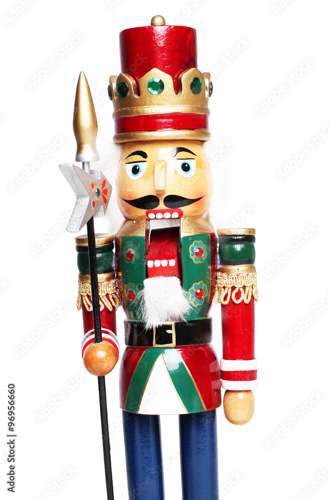 Christmas nutcracker king with mouth opened Stock Photo Adobe Stock