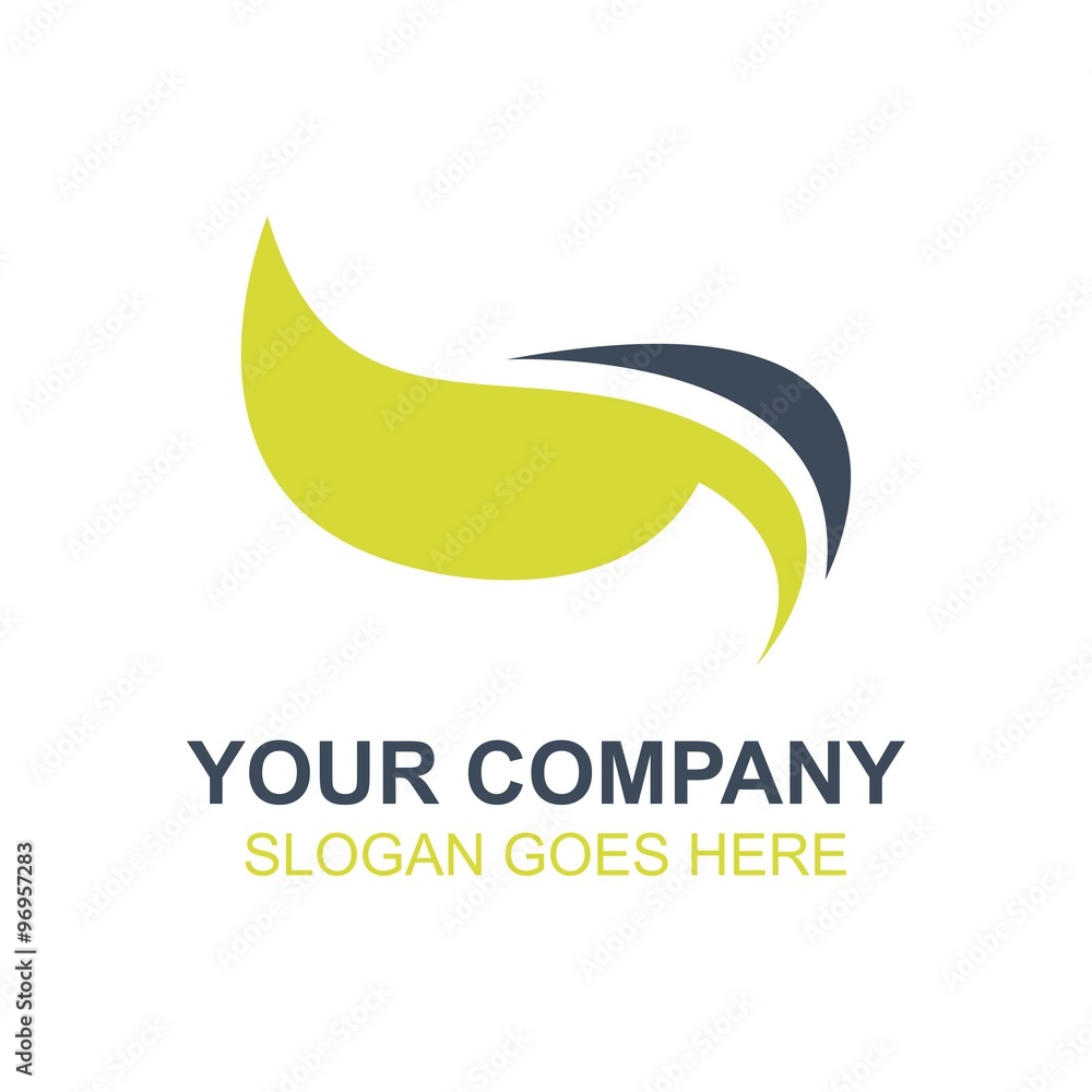 Organic Plant Green Leaf Icon Vector Logo Organic Plant Green Leaf Icon Vector Logo