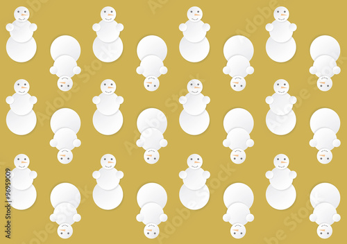 Seamless pattern background with snow
