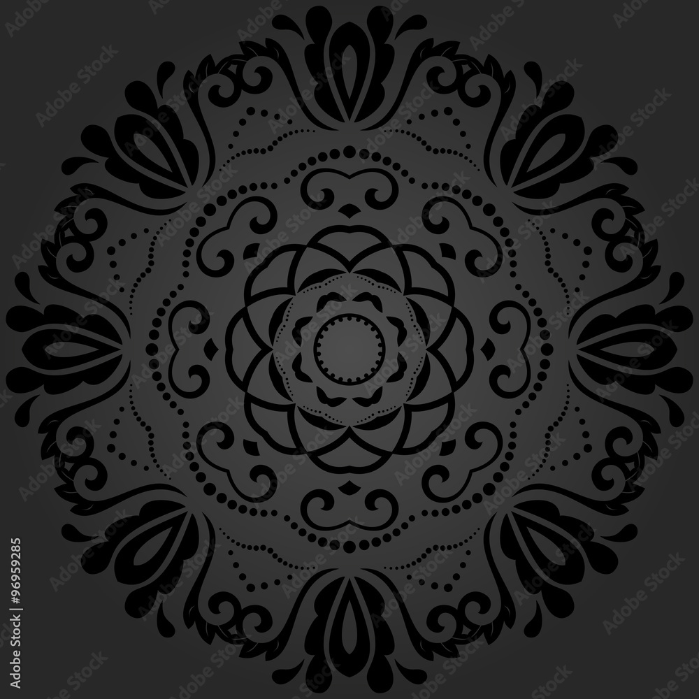 Oriental Abstract Vector Pattern