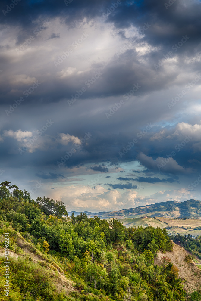 Agriculture and nature in Romagna hills