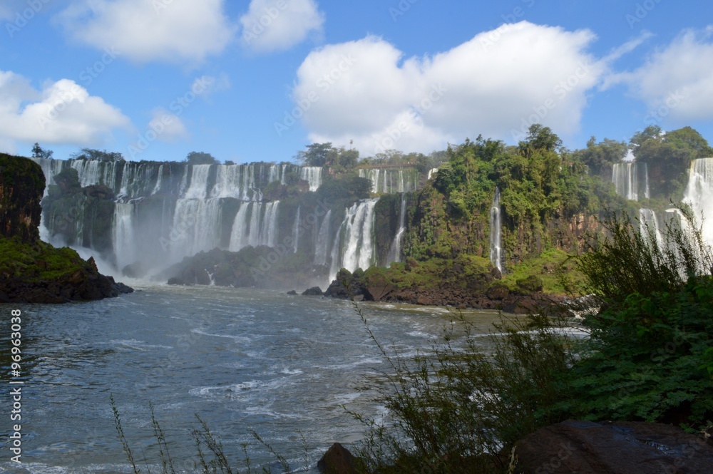 アルゼンチン側のイグアスの滝