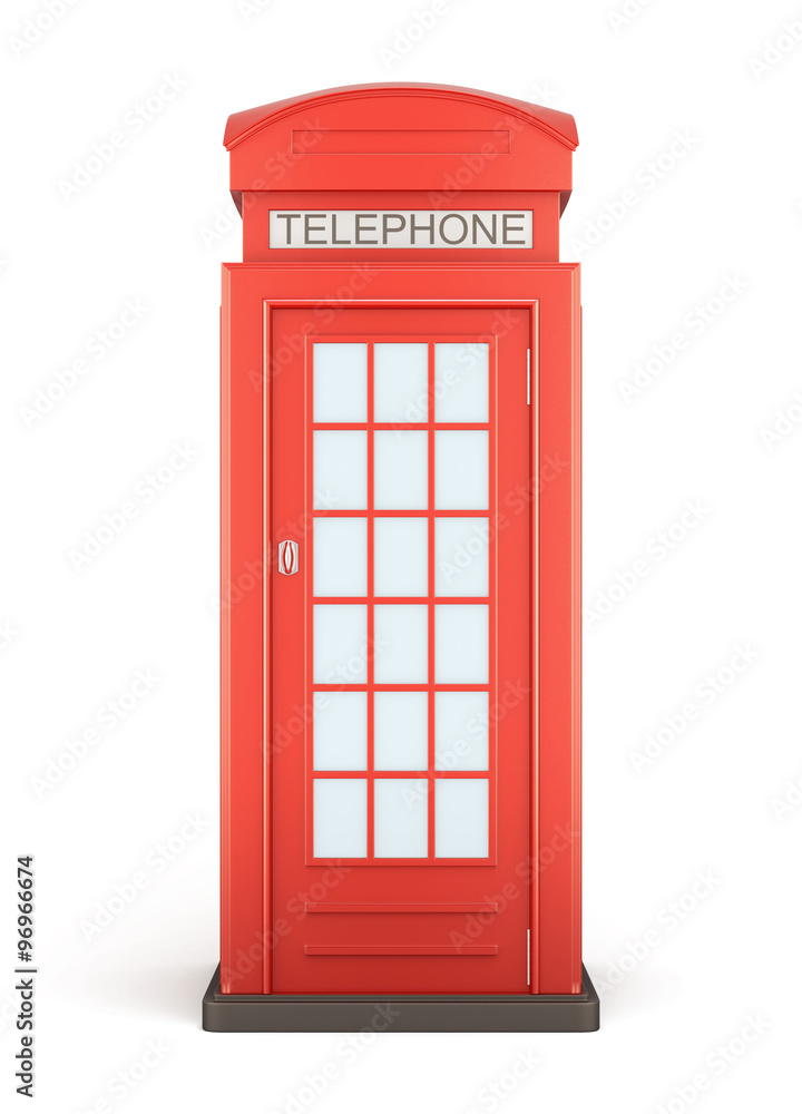 The red telephone box is highlighted, among many other The red telephone box is highlighted, among many other