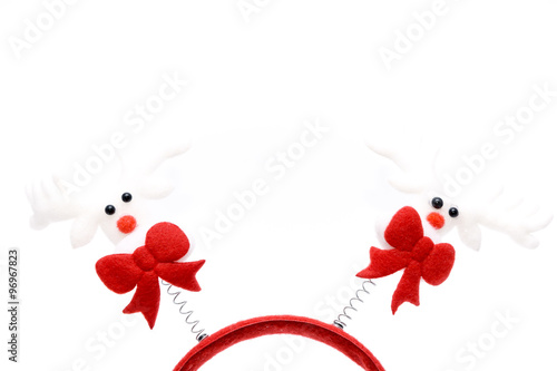 Red reindeer hairband