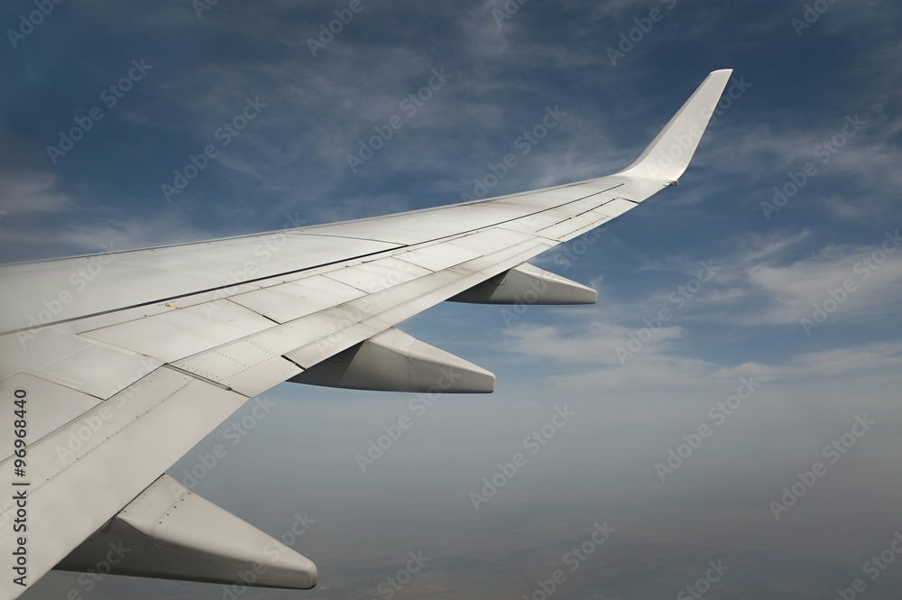 Obraz premium Flying with widow seat