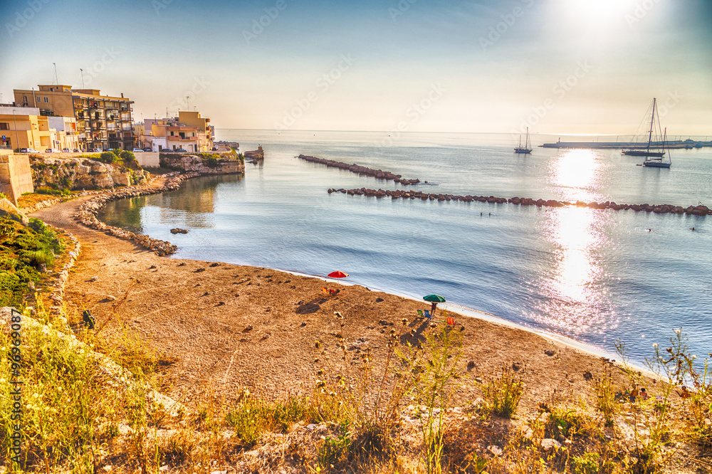 Bay on the Adriatic sea