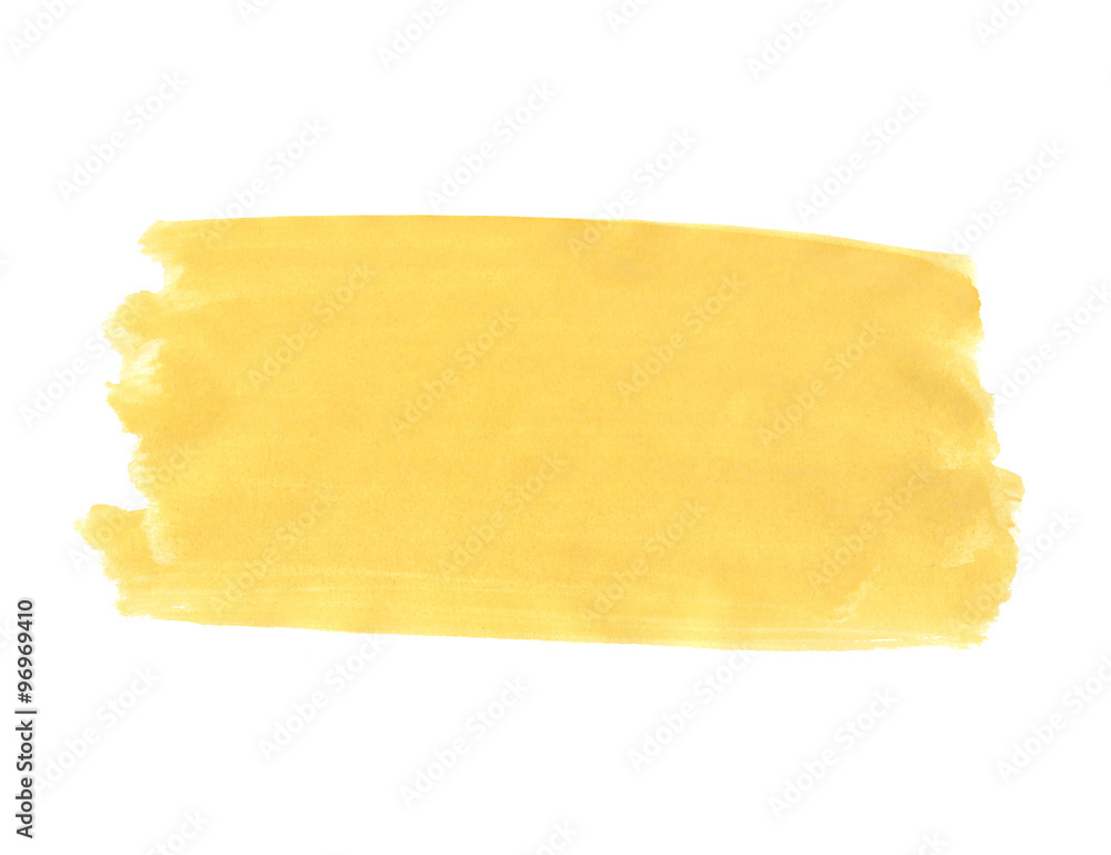 A fragment of the yellow background painted with gouache A fragment of the yellow background painted with gouache