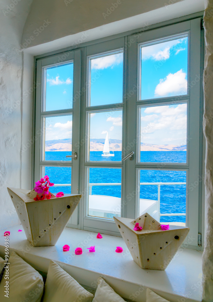 Fotografie At Hydra island in Greece