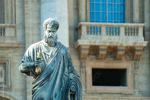 Large statue of St. Peter photo