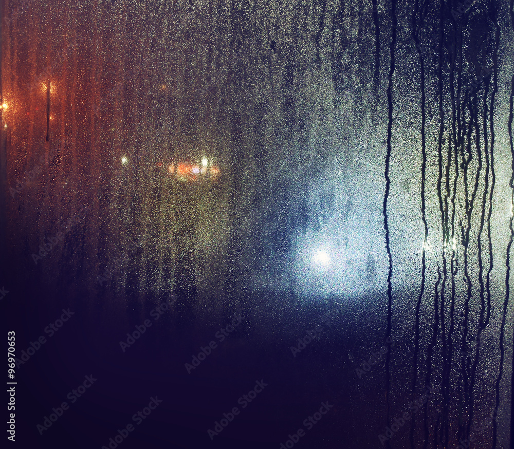 misted night window misted night window