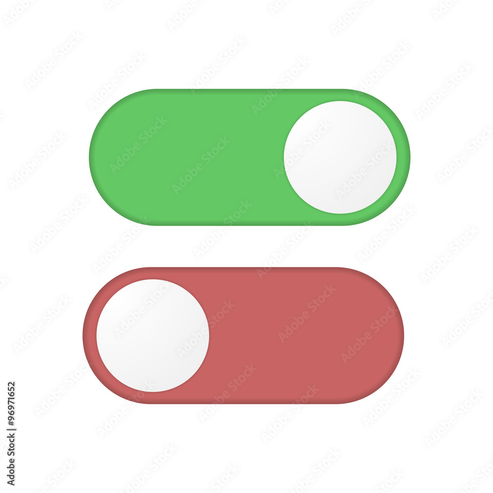 Toggle switch button Toggle switch button
