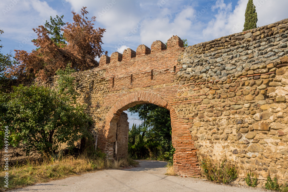 Entering to old castle