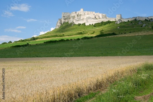 Spis castle in the northern Slovakia. photo