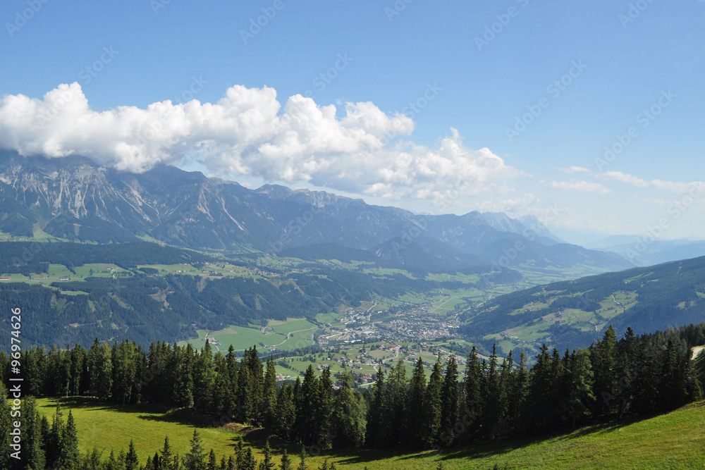Fototapeta premium Planai-Hochwurzen, Steiermark, Österreich