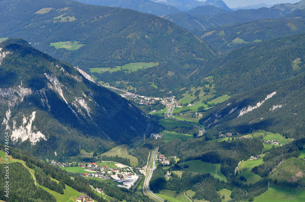 Fototapeta premium Planai-Hochwurzen, Steiermark, Österreich