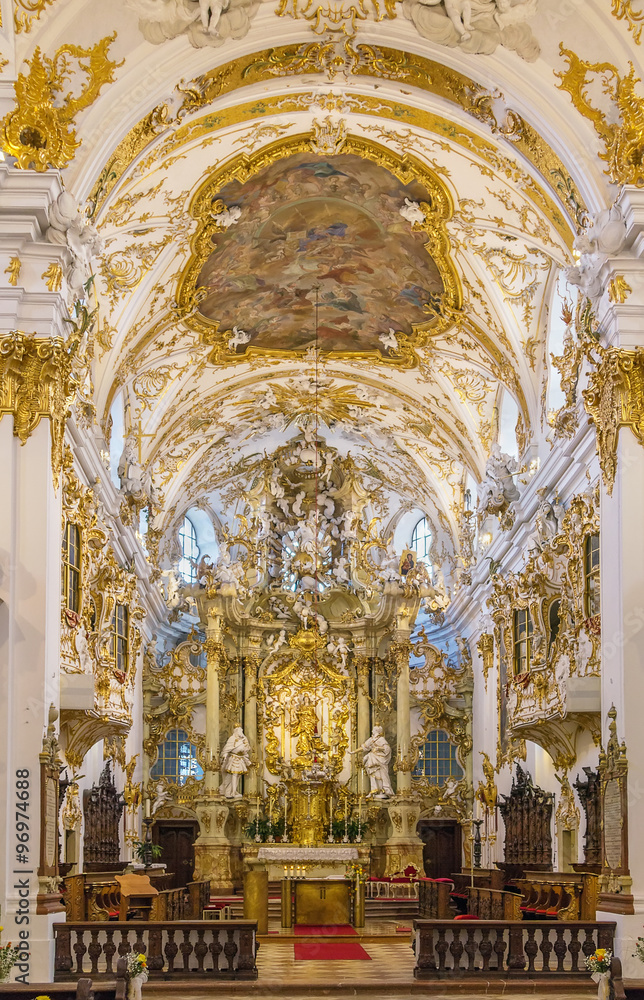 interior of Old Chapel, Regensburg, Germany