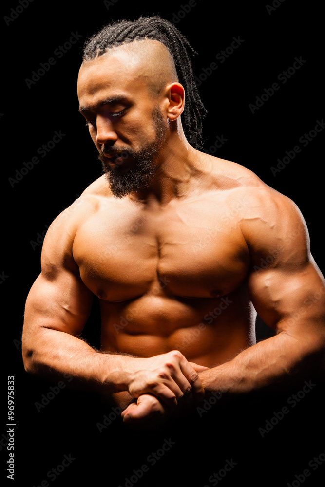 Fototapeta premium Muscular Young Man