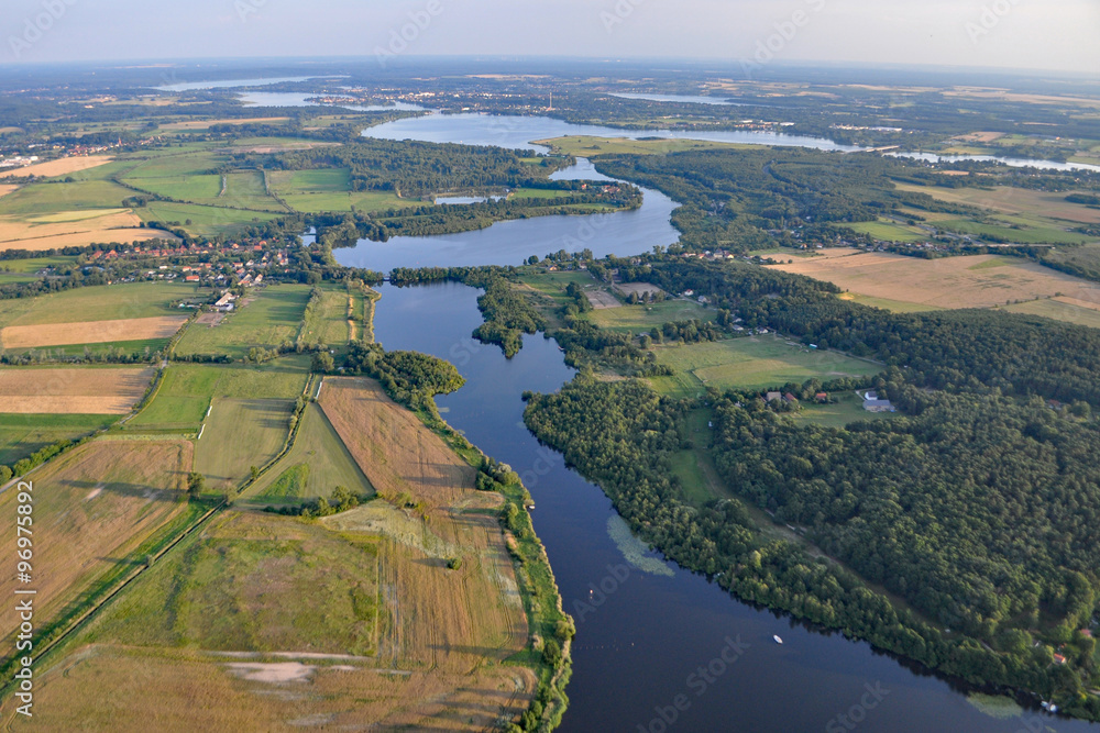 Luftaufnahme aus Brandenburg, Deutschland