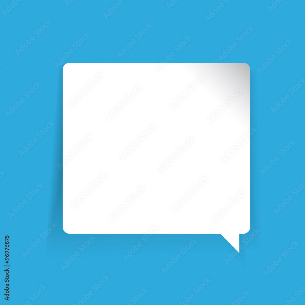 Empty paper label vector Empty paper label vector