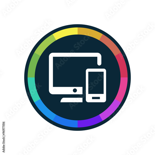 Colorful Web-Button