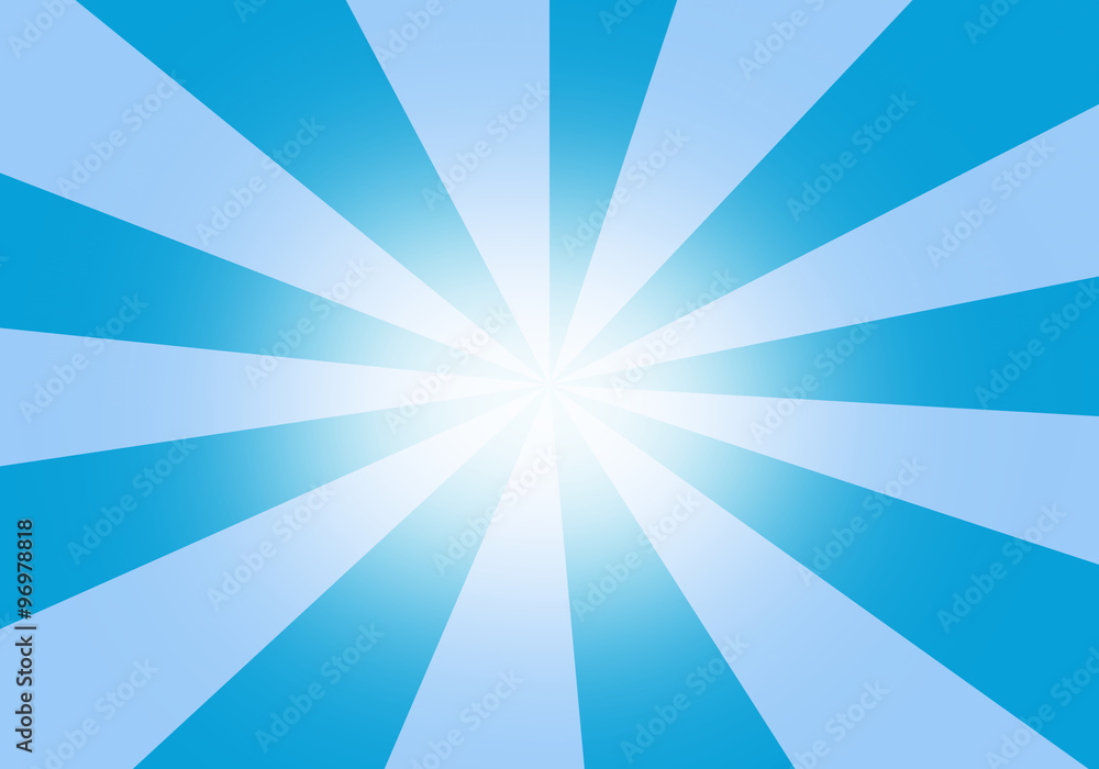 blue sky abstract starburst background