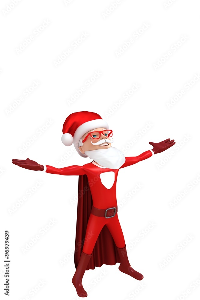superhero a little santa